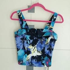 新品♪フラワーショートビスチェのサムネイル