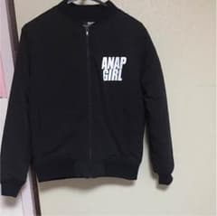 【ANAP】アナップガール ジャンパー 黒Mのサムネイル