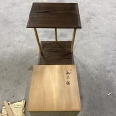 焼杉 五行棚 茶道具 茶室 組み立て式 - メルカリ