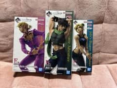 ジョジョ 一番くじ B賞ジョセフ E賞ジョルノ F賞徐倫フィギュアセット 