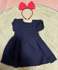 p.premier ワンピース カチューシャ セット 80cm 黒 ブラック - 3