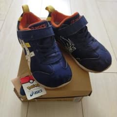 ポケモン　ASICS　NAVY　エースバーン18cmのサムネイル