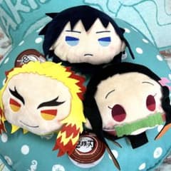 【鬼滅の刃】きゃらまるぬいぐるみパスケースVol.2【全3種】のサムネイル