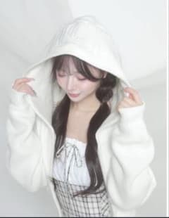 Darich DDショートニットジップパーカー white - メルカリ