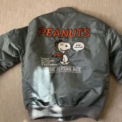 PEANUTS スヌーピー MA-1フライトジャケット　リバーシブル☆ PEANUTS スヌーピー MA-1フライトジャケット リバーシブル☆ - メルカリ