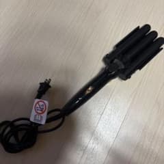 3連 ウェーブヘアアイロン ブラックのサムネイル