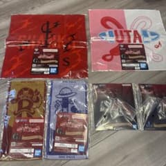 [덤 첨부] 이치 반 쿠지 원피스 빨간 머리 해적단 수건 세트
