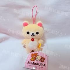 リラックマ コリラックマ ゴムひも付きマスコット ぬいぐるみ タグ付き未使用⭐️リラックマ ゴムひも付きマスコット コリラックマ