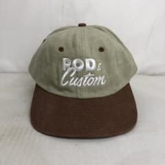 【US帽子】NISSIN製 ROD&Custom ビンテージ　ツートン キャップ