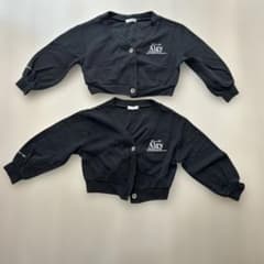 ２枚セット　ALGY カーディガン 長袖 ブラックのサムネイル