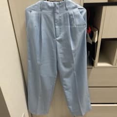 ハイウエスト タックパンツ ライトブルーのサムネイル