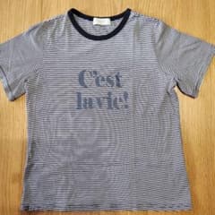 SLOBE IENA ボーダー ロゴTシャツのサムネイル