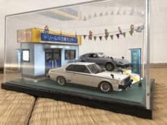 中古車屋　ジオラマ 1/64の世界で中古車屋をオープンしてみないか！？」マニアすぎる