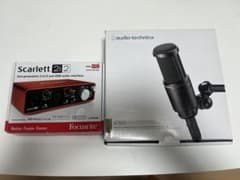 Focusrite scarlett 2i2 / オーディオテクニカAT2020 - メルカリ