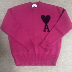 Ami Paris ニットXS ピンク美品のサムネイル
