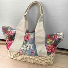 新品未使用♡flowerかごバッグのサムネイル