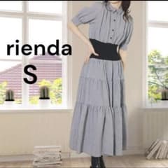 rienda チェック柄 シャツワンピースのサムネイル