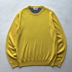 美品】HERMES バイカラー カシミヤ100% 極上ニットセーター Lサイズ 