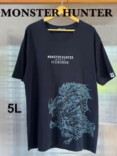 [USED] 몬스터 헌터 월드 아이스 본 공식 티셔츠 5L
