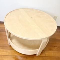 GW値下げ!IKEA BORGEBY イケア ボルゲビーローテーブル 丸テーブル IKEA BORGEBY イケア ボルゲビーローテーブル 丸テーブル - メルカリ