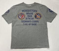 TEDMAN テッドマン tシャツ 40 M TEE 半袖 グレー ロゴ