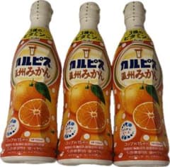 Thumbnail of カルピス 温州みかん 470ml 3本セット 原液 カルピス５倍希釈用