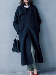 美品HYKE ハイクDOUBLE FACE TRENCH BLACKサイズ1 美品HYKE ハイクDOUBLE FACE TRENCH BLACKサイズ1 - メルカリ