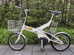 HONDA ホンダラクーンコンポ 折り畳み電動アシスト自転車 白18インチ