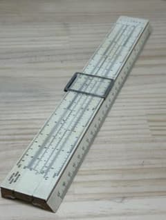 【レトロ】HEMMI ヘンミ 計算尺 SUN NO.2664S 竹製計算尺