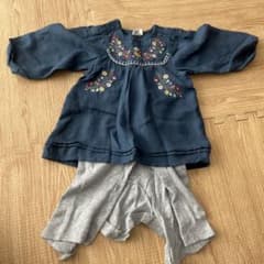 Petit jam ロンパース 80cm 花柄刺繍のサムネイル