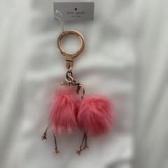 kate spade NEW YORK フラミンゴ ファー キーホルダーのサムネイル