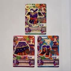 3枚 アイカツRカード サングリアスターコーデ 紅林珠璃 サングリアロッサのサムネイル