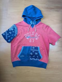 【新品タグ/希少】ポロ ラルフローレン パッチワーク バンダナ柄 スウェット Mのサムネイル