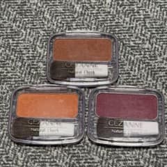 CEZANNE ナチュラル チークN 3色セット - 4