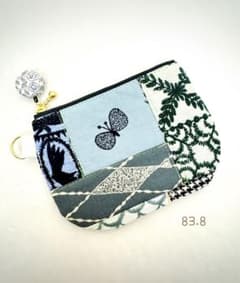 choucho達の角丸ファスナーポーチ 12 ミナペルホネン パスケース