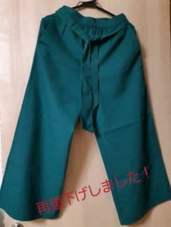 ワイドパンツ　リボン付き　Mサイズのサムネイル