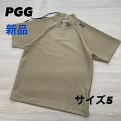 新品 PGG パーリーゲイツ 半袖シャツ モックネック ハーフジップ