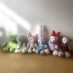 メルカリ市限定！ダッフィフレンズ♡ディズニーオフィシャルぬいぐるみ6点セット メルカリ市限定！ダッフィフレンズ♡ディズニーオフィシャルぬいぐるみ