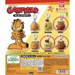 ガーフィールド めじるしアクセサリー ガチャ 3種セットのサムネイル