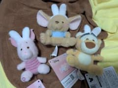 くまのプーさん ミルキーボア うさ耳マスコット ピグレット ルー ティガー