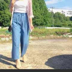 ハッシュアッシュ デニム ワイドパンツのサムネイル