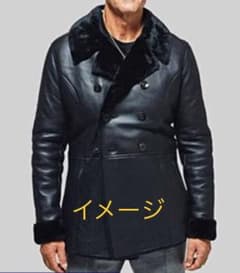 ☆BOSS毛皮ヒューゴボス☆モンゴリアンムートンコート☆リアルムートン 