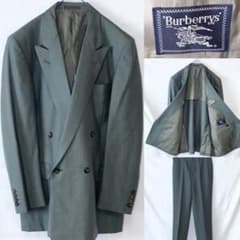 90s BURBERRY バーバリー グレー ダブル ウール セットアップスーツ 美品】Burberrys セットアップ ダブル 90s ウール100% グレー - メルカリ