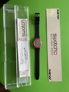 Vintage Swatch Watch 1984 Squiggly LR104