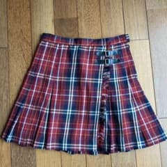 コムサ　チェック　プリーツスカート 150のサムネイル