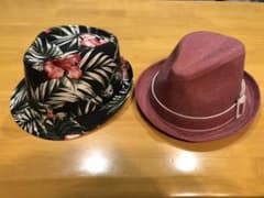 帽子　中折れハット　NEWERA  ２セットのサムネイル