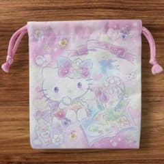 ハローキティ 巾着袋 ポーチ ピンク 未使用品