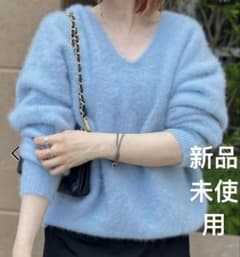 未使用✨ ルージュヴィフ フォックス カシミヤ Vネック ニット