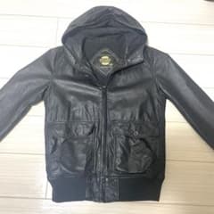 ヒステリックグラマーhysteric leather フーディジャケット Mのサムネイル
