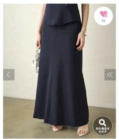 Loungedress リネンライクフレアスカートのサムネイル